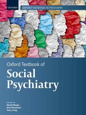 cover image of Oxford Textbook of Social Psychiatry